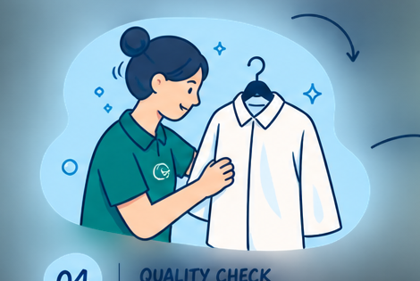 Quality inspection during dry cleaning